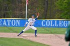 Baseball vs Babson  Wheaton College Baseball vs Babson College. - Photo By: KEITH NORDSTROM : Wheaton, baseball